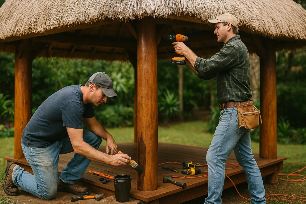 How to Protect Wooden Posts & Beams