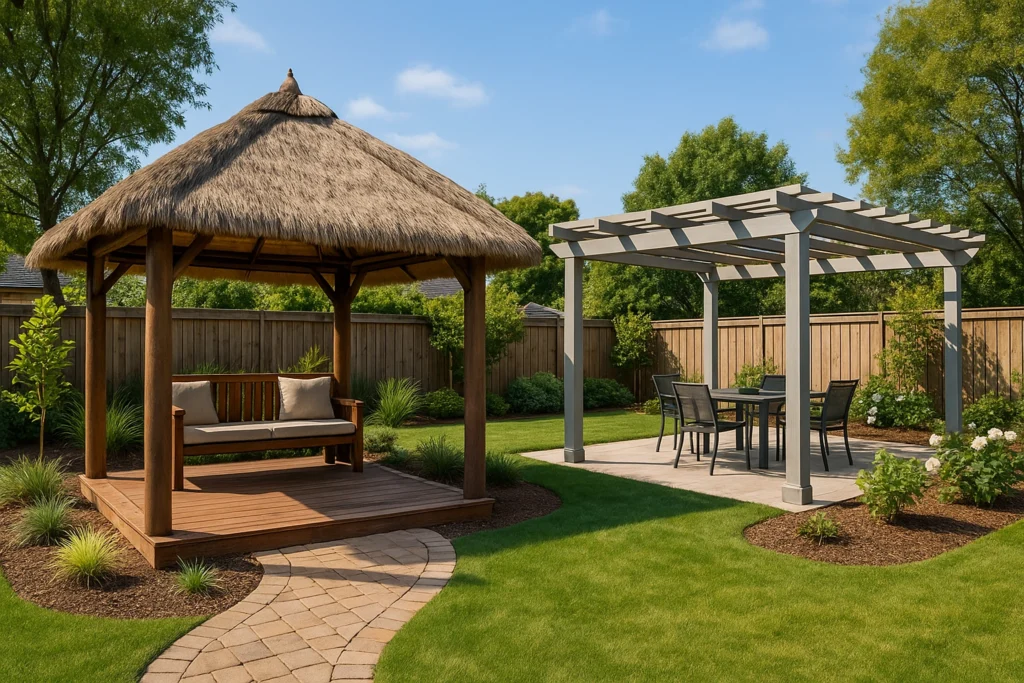 Outdoor Structure Comparison: Bali Hut vs Pergola