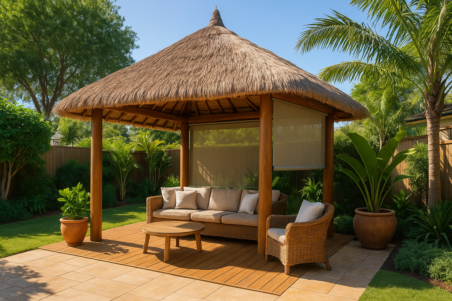 Best Shade for Bali Hut