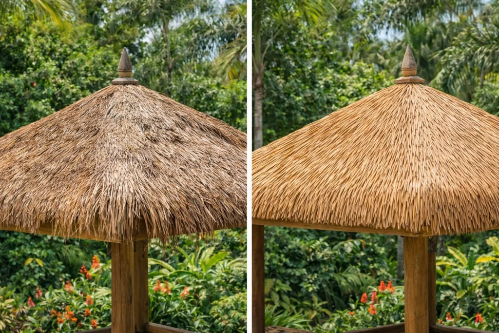 Natural Thatch vs Synthetic Options for Your Outdoor Space