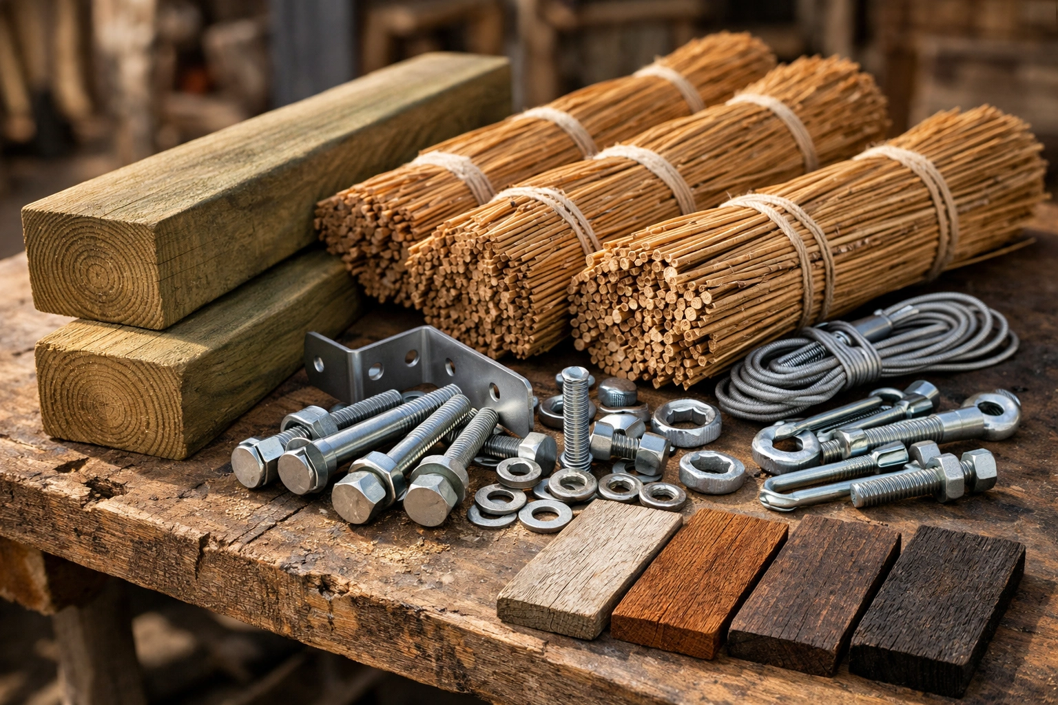 outdoor structure materials